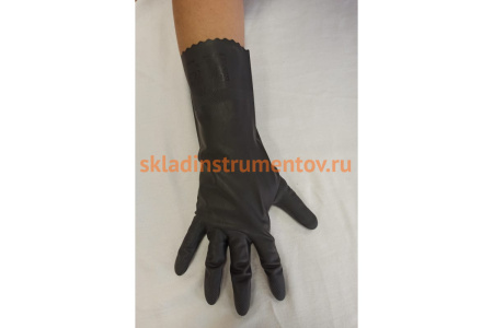 Латексные химически стойкие перчатки Jeta Safety JL711-XXL Латексные химически стойкие перчатки Jeta Safety JL711-XXL