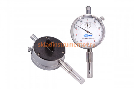 Индикатор ИЧ50 класс 1 ГОСТ 577-68 с ушком производство Guilin Measuring GRIFF D107325