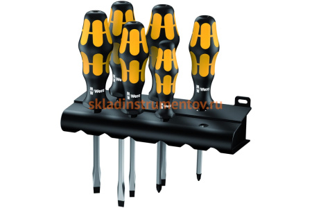 Набор отверток 932 S/6 SATZ 6TLG. WERA WE-018283