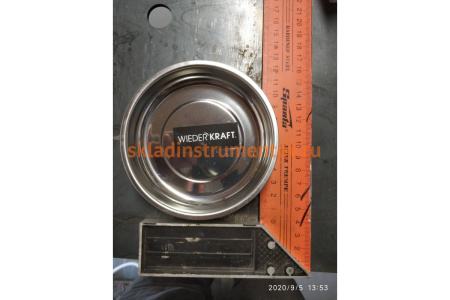 Круглый магнитный лоток WIEDERKRAFT 4, 100 мм WDK-65146