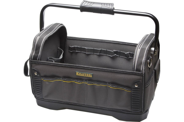 Каркасная сумка Kraftool INDUSTRIE жесткое пластиковое дно, 20 карманов, 8 петель-держателей 38741
