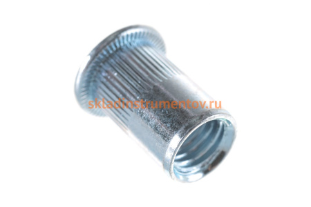 Заклепка резьбовая стальная цилиндрическая с насечкой (100 шт; М10; стандартный борт) MESSER 211110S-100