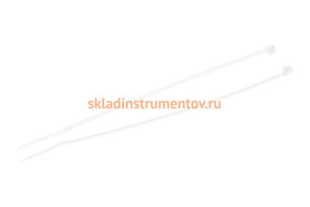 Нейлоновые хомуты Зубр белые, 2.5x150 мм, 100 шт. 309010-25-150