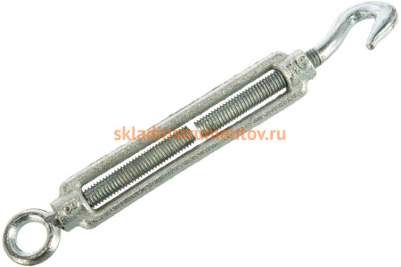 Талреп STAYER DIN 1480, крюк-кольцо, М8, 10 штук, оцинкованный 30515-08 Талреп STAYER DIN 1480, крюк-кольцо, М8, 10 штук, оцинкованный 30515-08