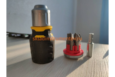 Отвертка с 6 вставками Stanley Fatmax Stubby FMHT0-62688