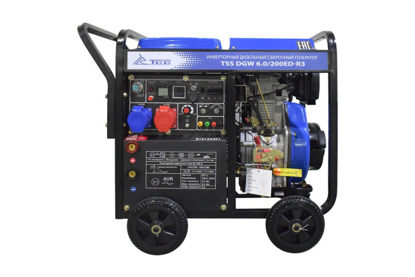Инверторный дизельный сварочный генератор ТСС DGW 6.0/200ED-R3 026496