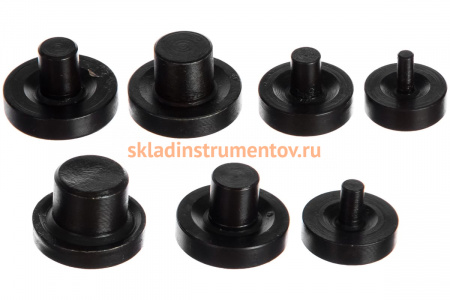 Набор адаптеров для развальцовки трубок 7шт 3/16,1/4,5/16,3/8,7/16,1/2,5/8" ROCKFORCE RF-656-P