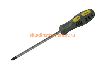 Ударная отвертка MAX-GRIP Go-Through PH №2 x 150 мм STAYER 25824-2-150 G