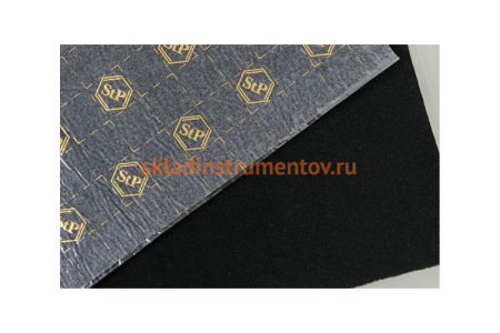 Декоративный материал Карпет (1х1.5 м) лист черный STP 43131