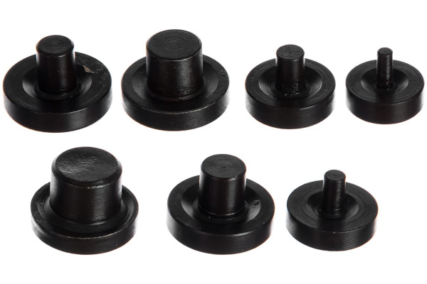 Набор адаптеров для развальцовки трубок 7шт 3/16,1/4,5/16,3/8,7/16,1/2,5/8" ROCKFORCE RF-656-P