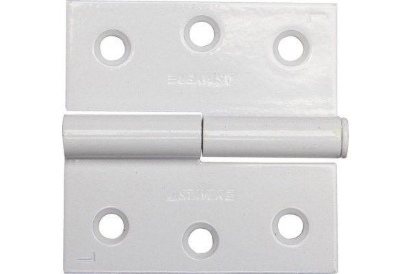 Дверная разъемная петля STAYER Master цвет белый левая 75 мм 37613-75-2L