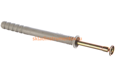 Дюбель-гвоздь полипропиленовый с потайным бортиком 800 шт. (8х80 мм; ТФ0) Зубр 4-301340-08-080