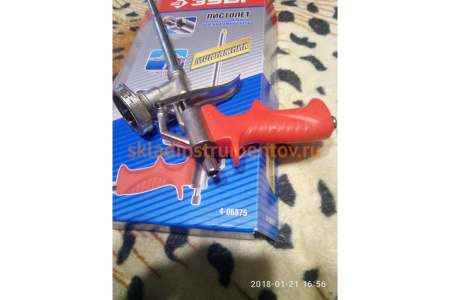 Пистолет МОНТАЖНИК для монтажной пены ЗУБР 4-06875