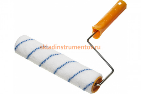 Малярный ролик в сборе STAYER Master Nylon полиамид ворс 6 мм бюгель 6 мм 40x240 мм 03041-24