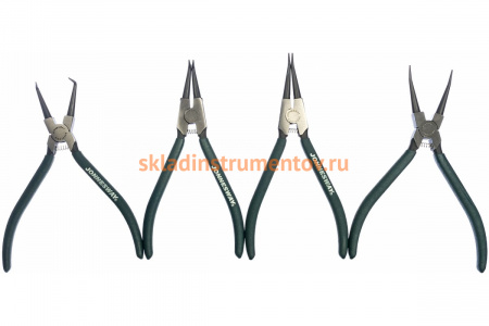 Набор щипцов для демонтажа стопорных колец 4шт Jonnesway AG010002SC 49113