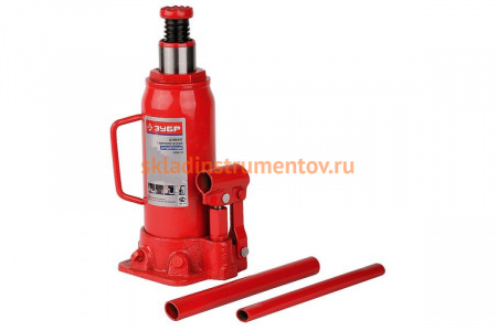 Гидравлический бутылочный домкрат ЗУБР 43060-20