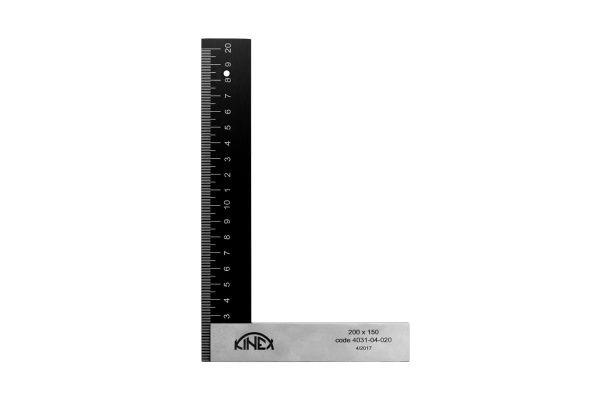Столярный угольник Kinex 250х165мм, BlackCoat 4031-04-025 Столярный угольник Kinex 250х165мм, BlackCoat 4031-04-025