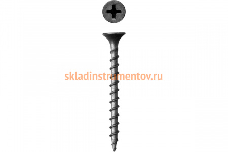 Универсальные саморезы Зубр оксидированные по дереву, PH2, 5,0x150мм, ТФ 6, 2шт 4-300036-50-150