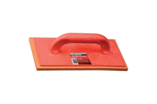 Пластмассовая терка 280х140 мм, резиновое покрытие MATRIX 86801