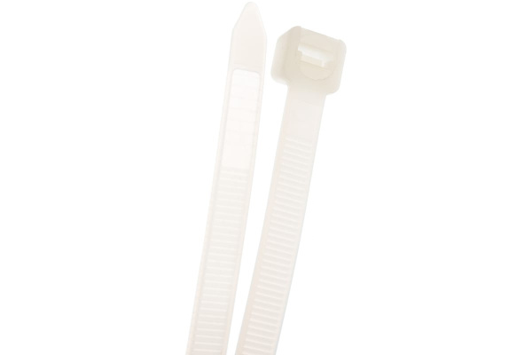 Хомуты СИБРТЕХ 500 х 8 мм пластиковые, белые, 50 шт 45589