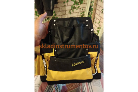 Сумка поясная 10 карманов для ручного инструмента Stayer 38605