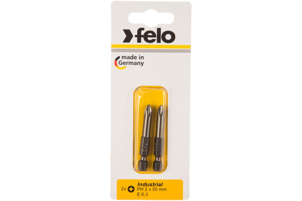 Бита крестовая PH 2X50, 2шт Felo 03202536
