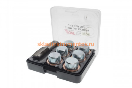 Набор для ремонта резьбы маслосливных отверстий 22мм в боксе JTC 2047