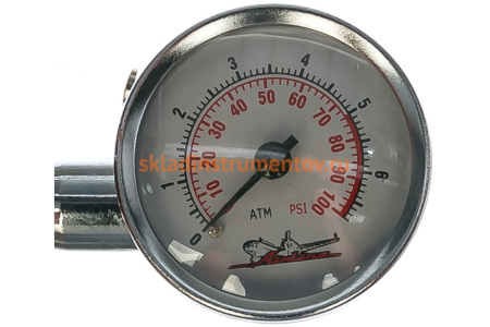 Металлический стрелочный манометр (7 атм) Airline  APR-M-02