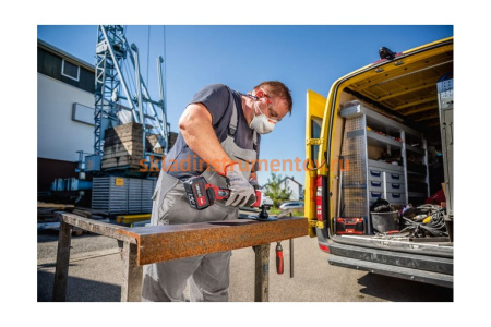 Аккумуляторная угловая шлифовальная машина FLEX LBE 125 18.0-EC/5.0 Set 499323