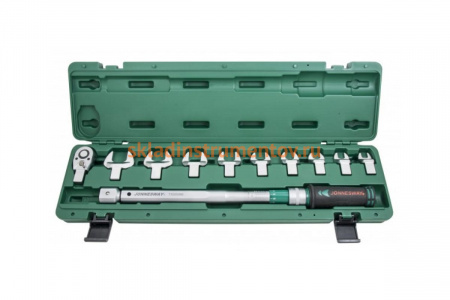 Динамометрический ключ 1/2 дюйма DR (со сменными рожковыми насадками 13-30 мм и приводом) 40-200 Нм Jonnesway T30200NS 49853