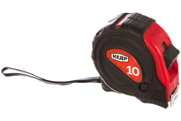 Рулетка с фиксатором КЕДР 10м х 25мм 016-1025 23445