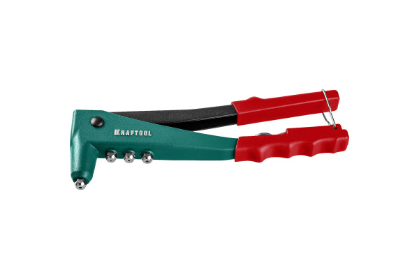 Заклепочник с литым корпусом Kraftool "X-3" для заклёпок 2.4-4.8 мм - алюминий и сталь, 2.44.0 - нерж сталь 31170_z01