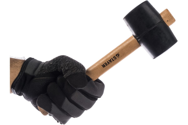 Резиновая киянка с деревянной ручкой STANDARD 55 мм 0,34 кг STAYER 20505-55