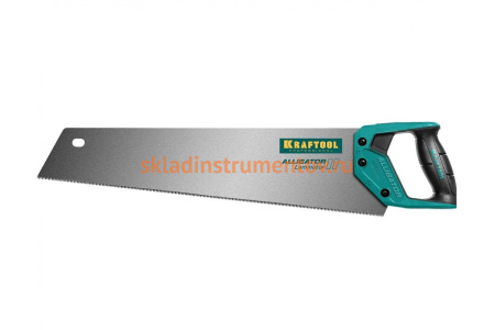 Ножовка по ламинату Kraftool Alligator LAMINATOR, 500 мм, 11 TPI 3D зуб, 15207