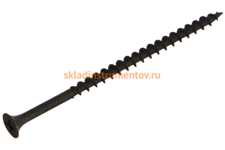Фосфатированный саморез с крупной резьбой Зубр по дереву PH2 4,8x90 мм 12 шт 300036-48-090
