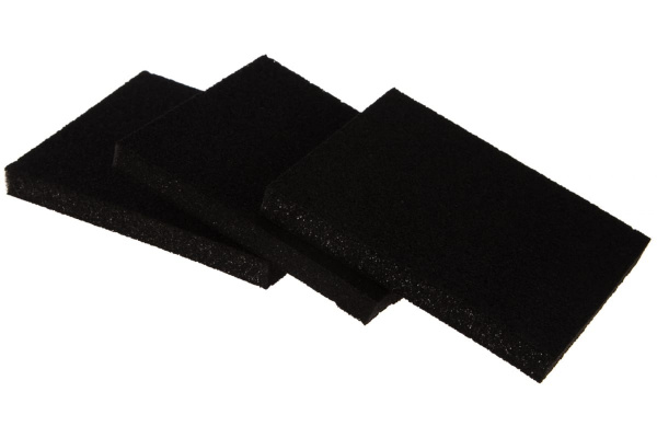 Губки шлифовальные мягкие (125х100х10 мм,3 шт., P60/80, P60/100, P80/120) КЕДР 062-0003