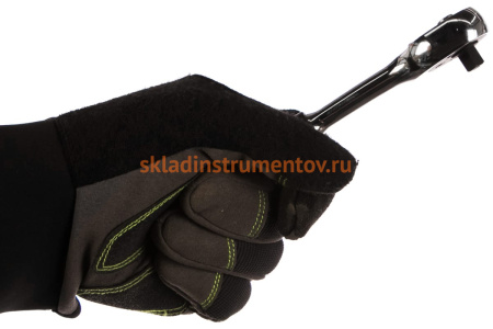 Трещотка с прямой резиновой ручкой ЭВРИКА 1/4 72-зубцовая ER-11472