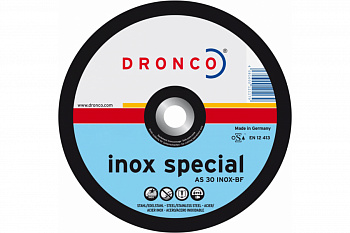 Диск отрезной по нержавейке Special AS30T INOX (230x2.2x22.23 мм) DRONCO 1231905100