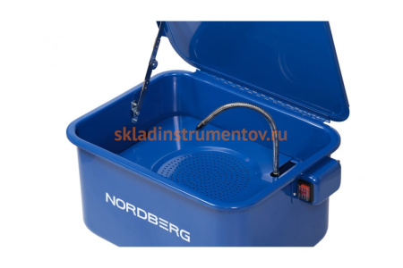 Установка для мойки деталей NORDBERG с электрическим насосом 19л NW20