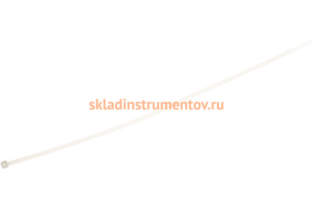 Пластиковые хомуты СИБРТЕХ, 400 * 4,8 мм, белые, 50 шт 45538