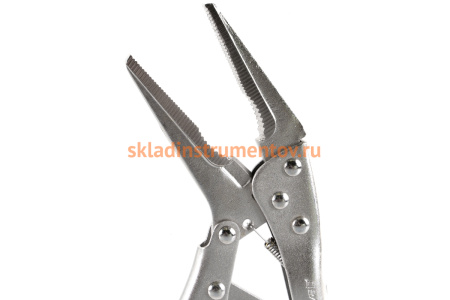 Зажим с фиксатором с удлиненными губками Дело Техники 180 мм 60/ 432181