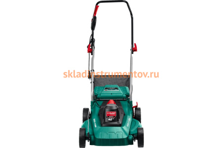Сетевая газонокосилка ЗУБР 2000 Вт ГСЦ-42-2000