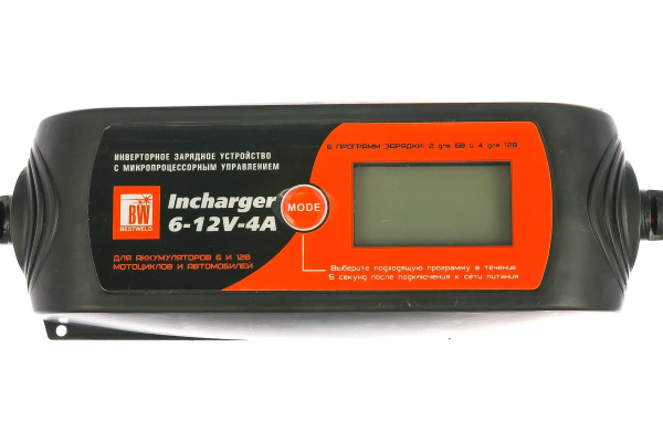 Зарядное устройство BestWeld INCHARGER 6-12V-4A BW6001 Зарядное устройство BestWeld INCHARGER 6-12V-4A BW6001