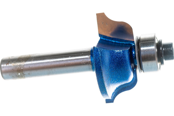 Фреза кромочная калевочная №6 ПРОФЕССИОНАЛ (28.6х12х55 мм; R4.8 мм; хвостовик 8 мм) Зубр 28707-28.6