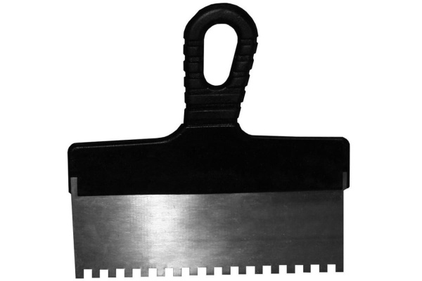 Фасадный зубчатый шпатель КЕДР 300 мм, 6х6 мм 044-0300 26236