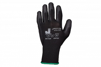 Защитные перчатки с полиуретановым покрытием Jeta Safety 12 пар JP011b/XL/10