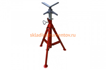Подставка складная для труб с V-образной головкой (710 - 1320 мм) REKON 033001