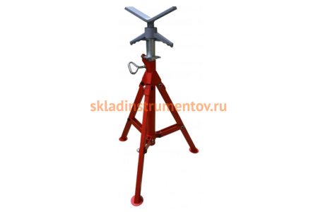 Подставка складная для труб с V-образной головкой (710 - 1320 мм) REKON 033001