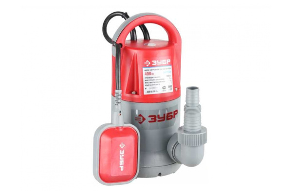 Погружной дренажный насос ЗУБР ЗНПЧ-400