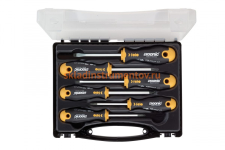Набор отверток 6 шт. в кейсе Felo Ergonic 40010636